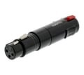 ADAPTOR XLR, 3 PINI, LA JACK 6.3MM, mama-mama, negru, SWOP15944B