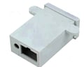 Cutie ABS, 39x57x23mm, gri, orificii pentru conectori, ABS-58A, MASZCZYK