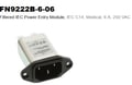 Filtru de retea monofazat, medical, 250VAC, 6A, FN9222B-6-06, SCHAFFNER