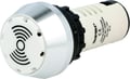 Semnalizator acustic, 24VDC, 22mm, 80dB, fundal rosu, verde, IP40, AD16-22ESSM/RG/24V