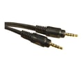 Cablu jack 3.5mm stereo, 4 pini, JACK-JACK, 1m, aurit, CAB-566