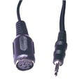 Cablu adaptor, jack 3.5mm, tata, mufa DIN 5pini, mama, stereo, 0.2m, CAB-938