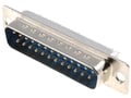 Conector 25 pini, D-SUB, tata, pe cablu, DSC-025
