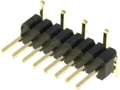 Şir pini; şiruri pini; tată; PIN: 10; verticale; 1,27mm; SMT; 1x10, ZL321-10P