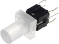 Push buton, monostabil, OFF-(ON),  led albastru, PB6149L-4