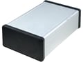 Cutie aluminiu, 103x53x160mm, anodizata, panou ABS, HM-1455N1602
