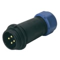 Conector circular 4 pini, tata, 500V, 30A, IP68, SP2111/P4, WEIPU