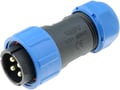 Conector circular 4 pini tata, 30A, 500V, IP68, SP2110/P4