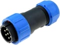 Conector circular 7 pini tata, 500V, 15A, IP68,  SP2110/P7