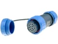 Conector circular 12 pini mama, 5A, 400V, IP68, SP2110/S12IIC