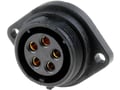 Conector circular 5 pini, mama, IP68, 500V, 30A, SP2113/S5, WEIPU