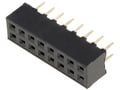 Soclu; şiruri pini; mamă; PIN: 16; drept; 2mm; THT; 2x8; L2,7mm, ZL265-16DG