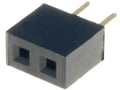 Soclu; şiruri pini; mamă; PIN: 2; drept; 2mm; THT; 1x2, ZL265-2SG
