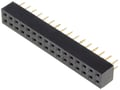 Soclu; şiruri pini; mamă; PIN: 32; drept; 2mm; THT; 2x16, ZL265-32DG