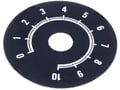Scala indicatoare, adeziva, diam 50mm, 0-10,  220.107