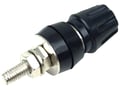 Soclu banana 4mm; negru; 50A; 60VDC; BS-50A-B