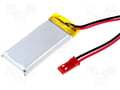 Acumulator 3.7V, Li-Po; 3.7V; 450mAh, 48x22x5mm, ACCU-LP502248/CL