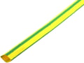 Manson termocontractabil; 2.4mm, 1.2mm, 1m; galben-verde, CB-HFT2.4/1M-YG