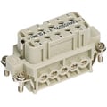 Conector, HAN, mama, 10 pini +PE, 10A, 250V, 09200102812 HARTING