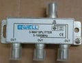 Distribuitor mufe F, CATV, spliter, 3 cai, 5-1000MHz, FC-3SPLT, GBAY