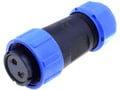 Conector circular 2 pini mama, 500V, 30A,  IP68, SP2110/S2