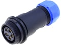 Conector circular 5 pini, mama, 500V, 30A, IP68, SP2111/S5
