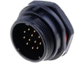 Conector circular, 12 pini, tata, IP68, 400V, 5A, SP2112/P12, WEIPU