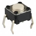 Microintrerupator, push buton, SPST-NO; OFF-(ON); B3F-1000, OMRON