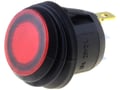 Intrerupator basculant, etans, ON-OFF, 10A/28VDC, 3 pini, SPST, orificiu montare 20.2mm, R13112B8W02BRL2