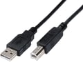 Cablu usb imprimanta, USB 2.0; USB A mufa, USB B mufa; 1.8m; negru; AK-300102-018-S