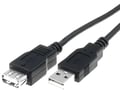 Cablu; USB 2.0; USB A soclu, USB A mufa; 5m; negru; AK-300202-050-S