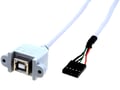 Adaptor; USB 2.0; USB B soclu, conector 5pini; 1m; USBBJ-1
