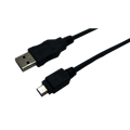 Cablu USB, A mufa, USB B mini mufa; nichelat; 3m; negru; CU0015