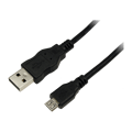 Cablu USB, A mufa, USB B, micro usb; 5m; CU0060, LOGILINK