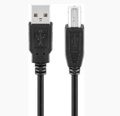 Cablu USB, A mufa, USB B mufa; 1.8m; negru; imprimanta, CABLE-141/1.8HS