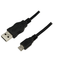 Cablu USB, A mufa, USB B, micro usb; nichelat; 1.8m; CU0034