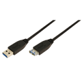 Cablu USB 3.0; USB A soclu, USB A mufa; nichelat; 1m; CU0041