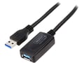 Cablu USB 3.0, cu amplificator; USB A soclu, USB A mufa; 5m; DA-73104