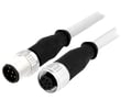 Cablu senzori; conectori M12-M12; 0.5m; tata; mama; 21348485882005, HARTING