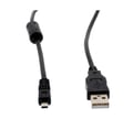 Cablu USB 2.0 tata - Mini USB-B tata, 8p, 1.5 m; CABLE-USBM/MUSBB-1.5BK