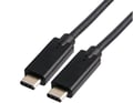Cablu USB-C - USB-C, 1m, negru, CABLE-USBC/USBC-CC0002/1-CHO