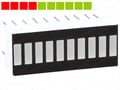 Bargraph cu LED-URI, 10 segmente, 4x rosu, 6x verde, OSX10201-RGG1, OPTOSUPPLY