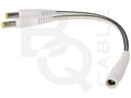 Cablu splitter, 2xmufa 5.5x2.1mm, soclu 5.5x2.1mm, 0.5mm2, DC.SPL.0300.0020, BQ CABLE