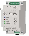 Convertor RS485, TCP/IP, INDUSTRIAL SERVER, ET-485