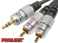 Cablu mufa Jack 3.5mm, 2x mufa RCA, 15m, TCV3420-15.0