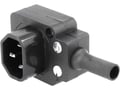 Conector alimentare AC; IEC60320; C14; mufa tata; 10A; PX0685