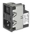 Soclu tata; IEC60320; C14(E); 6A; filtru; 0.7mH; DPST; KMF1.1161.11