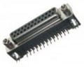 D-Sub; PIN: 25; soclu; mamă; în unghi 90°; THT, 5A, DHP8-25F