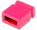 Jumper, inchis, rosu, 2.54mm, JUMPER-R-Z