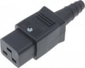Conector alimentare calculator, mama, IEC C19, 16A, PX0599, BULGIN